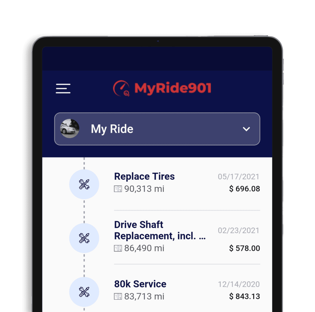 MyRide901 Timeline