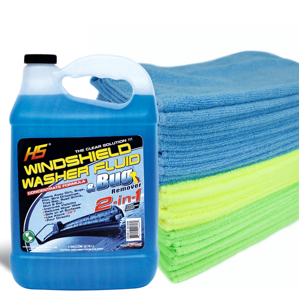 Washer Fluid & Cloths